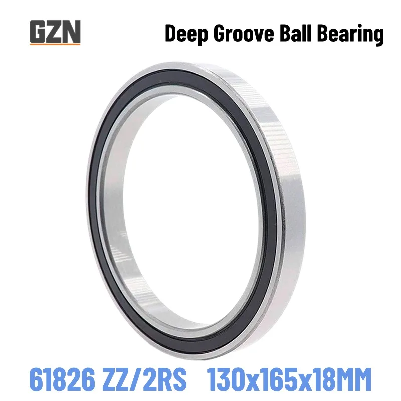 

1PCS High Quality 61826ZZ 61826-2RS ABEC-1 130X165X18MM Thin-wall Deep Groove Ball Bearings Bearing Steel Rubber Seal Metal Seal