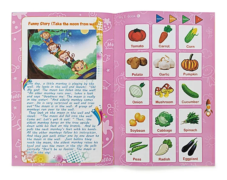 Interaktives Lernbuch Mit Stift Für Kinder Englisch_voghion.com