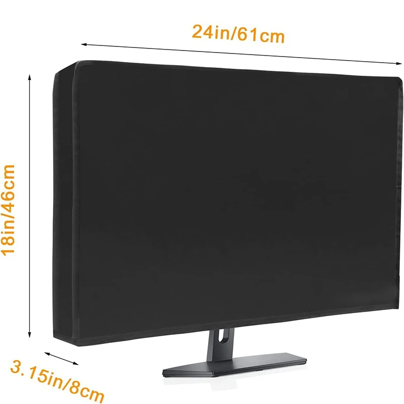 Description Picture 3 of item21/24/28Inch Desktop Computer Monitor Dust Cover Blue Lcd Screen Cover Waterproof Notebook Computer Pc Displays Protective Cover