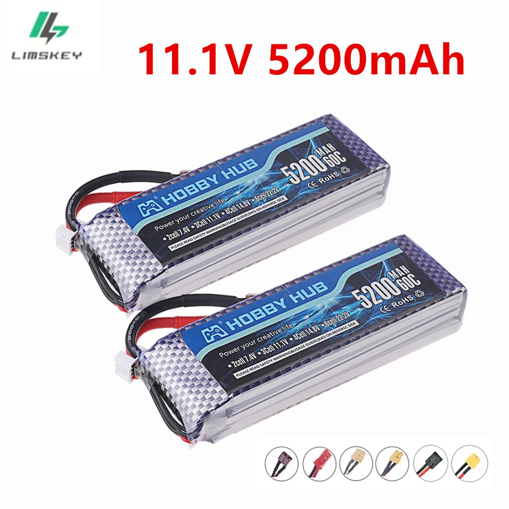 Batterie Drone 5200mAh XT60 XT90 EC5 Lot 1 ou 2 PCS Chargeur