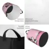 Custom Minnie Mouse Anime Cartoon Laundry Basket Collapsible Baby Hamper for Nursery Toys Organizer Storage Bins 4