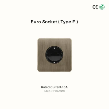 Avoir Vintage ทองเหลืองสวิทช์ 1-4 Gang 2 Way Toggle แผงสวิทช์ Brushed Bronze ซ็อกเก็ตไฟฟ้าและสวิทช์ USB Cat6 Rj45 21