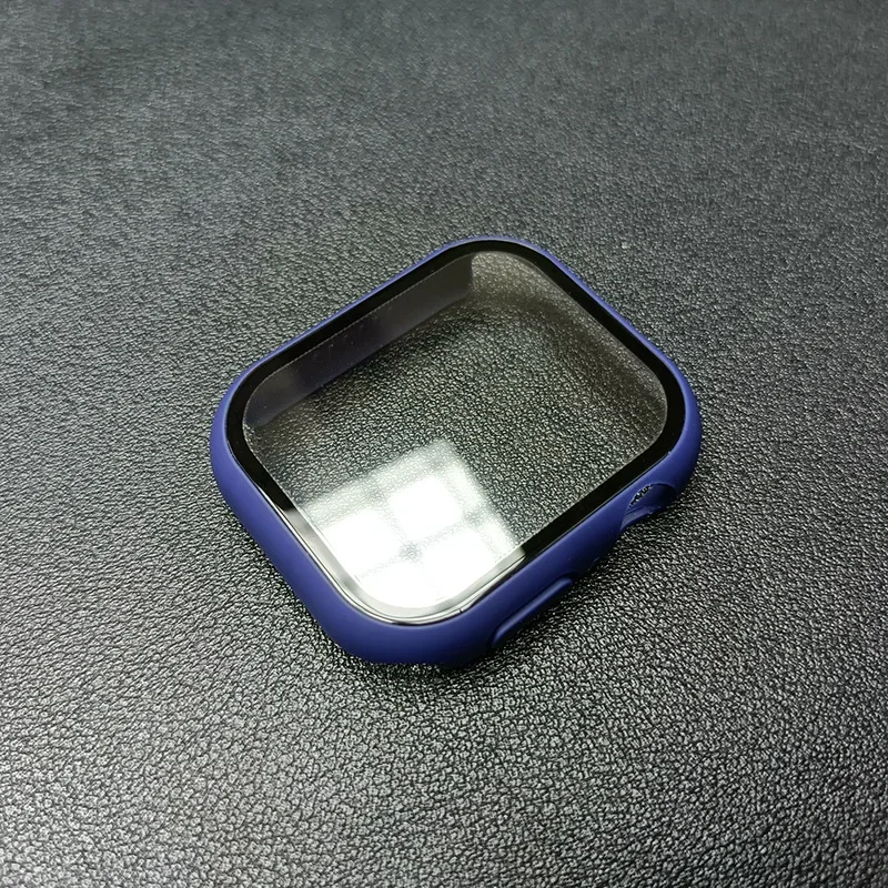 Enhanced Tempered Glass Case for Apple Watch - Screen Protector & Bumper Cover Accessories