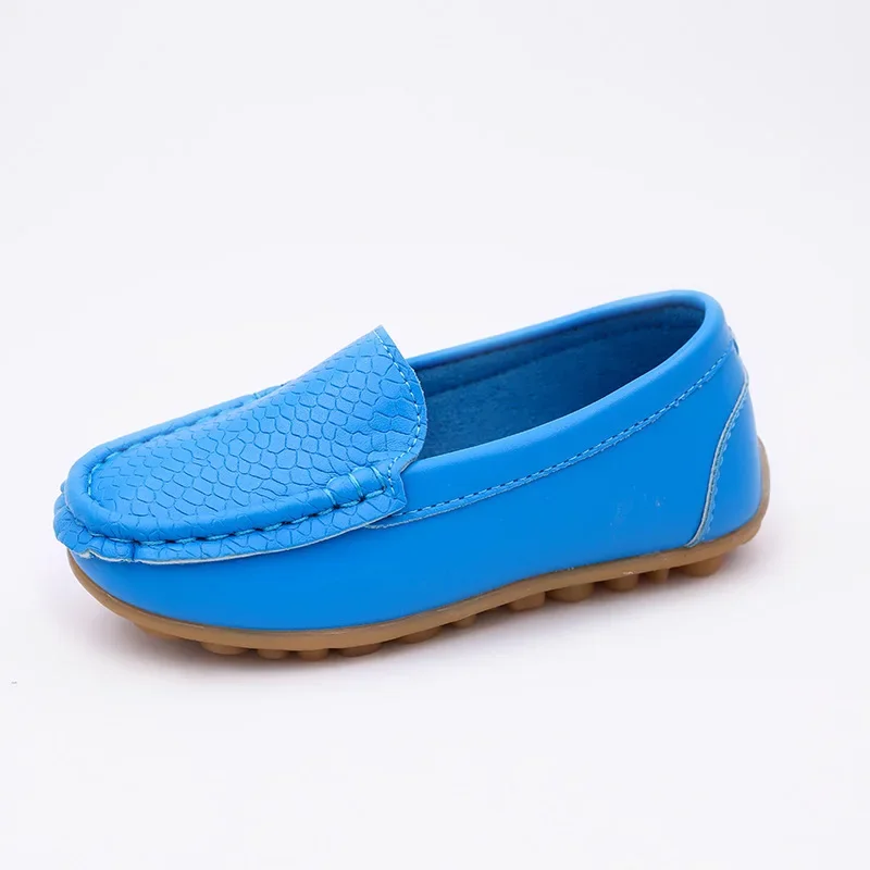 Children Casual Shoes PU Leather Color Korean Styles Boys Girls Shoes Soft Comfortable Loafers Slip On Kids kids shoes