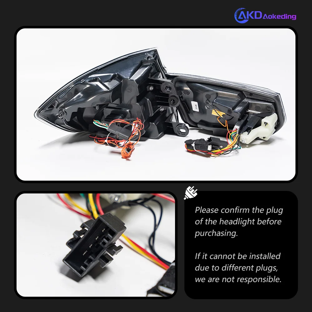 BMW F30 F38 F80 용 자동차 조명, LED 후미등, 2013-2019 3 시리즈, 후방 정지 램프, 브레이크 신호, DRL 역방향 자동차 액세서리