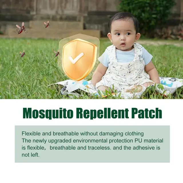 Citronella Patch Szúnyogok Természetes Javítások Terasz Matrica Citronellaolajjal Utazás Kültéri Gyerekek Számára - Image 3