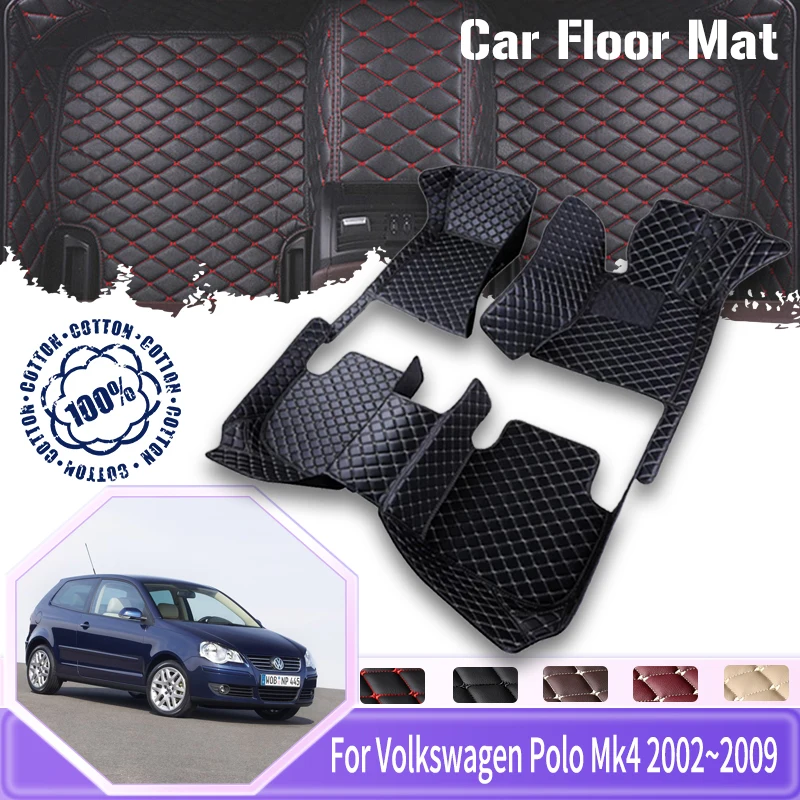 Car Floor Mats For VW Volkswagen Polo Vivo Mk4 9N 20022009 Dirt