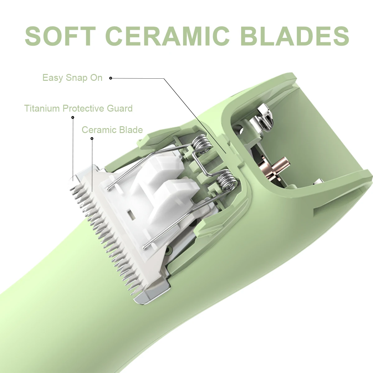 ماكينة تشذيب الشعر المطاطية للفخذ والجسم للرجال وا...