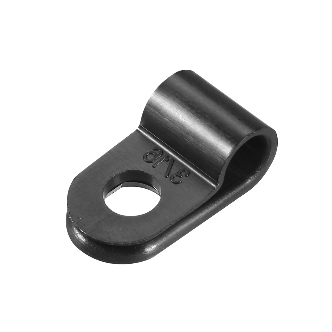 Nylon R-type Cable Clamp Organizer 200Pcs/lot Fit 3.1mm/5mm/10.4mm Cable Dia Cord Clips Black for Wire Management cable organizer cable clip cable clamp