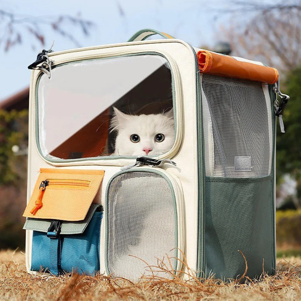 Transparent Pet Travel Backpack 2