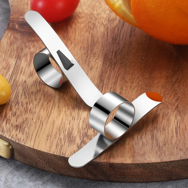 Lemon Zest Peeler for Cocktails Stainless Steel Orange Rind Peeler Tool  Orange Citrus Twist Peeler with Channel Knife MS-339 - AliExpress