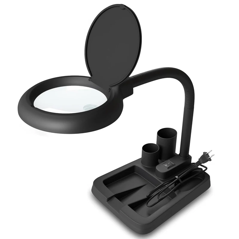 5X10XMagnifyingGlasswith40LEDLightIlluminatedHighVision