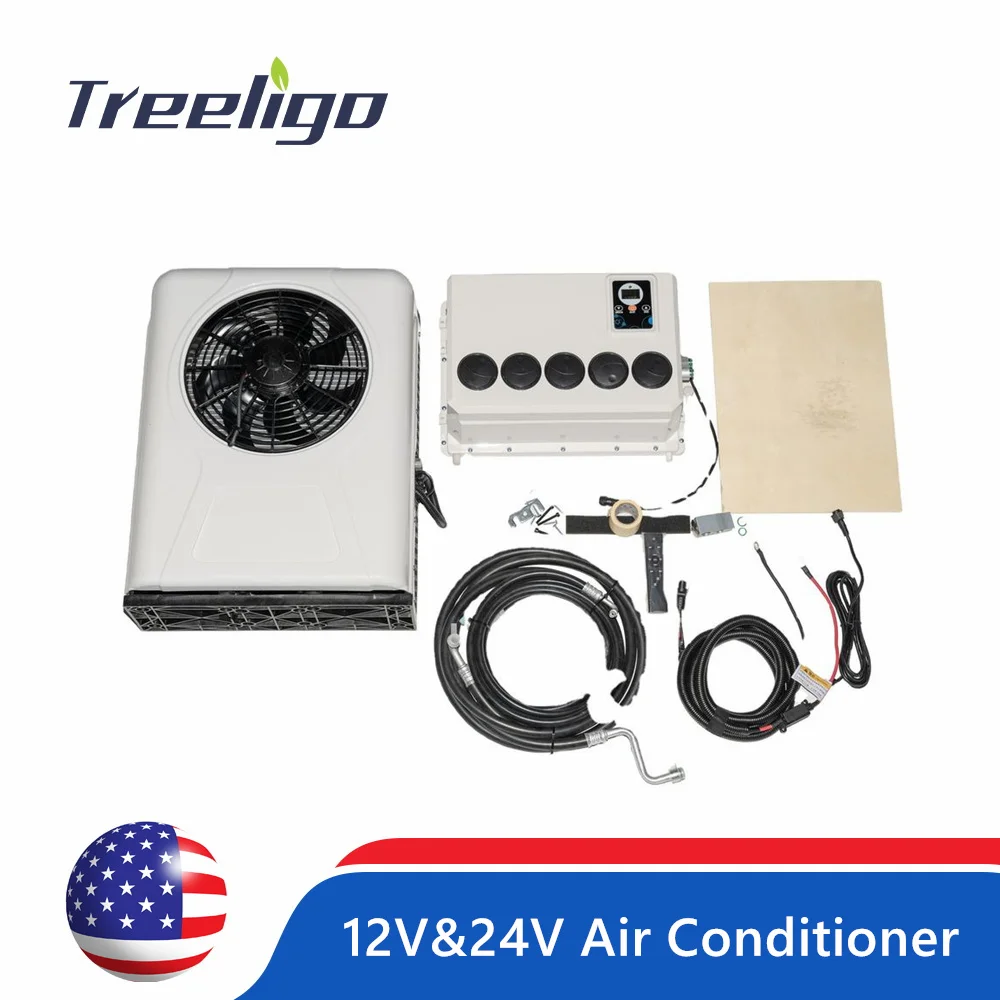 Treeligo10500BTUSplitElectricParkingAirConditionerAutomotiveAir