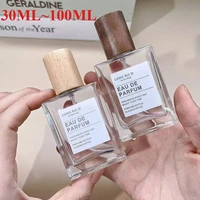 100ml 50ml Luxury Crystal Wood Glass Perfume Bottle Vintage Empty Portable Travel Refillable Rechargeable Spray Atomizer Women