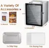 12 Stainless Steel Trays, Dehydrators For Jerky, Fruit, Pet Treats, Vegetables 6