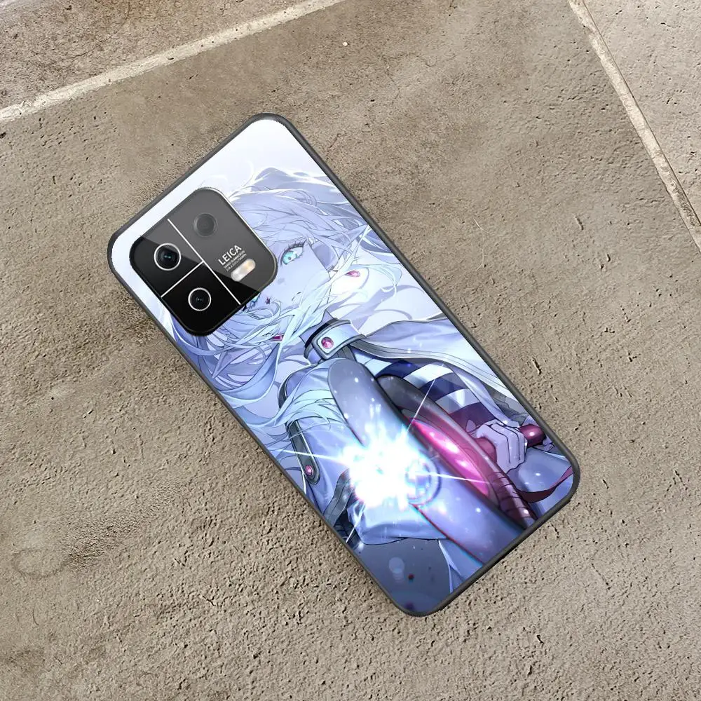 Premium Black Glass Phone Case - Frieren Beyond Journeys End Edition