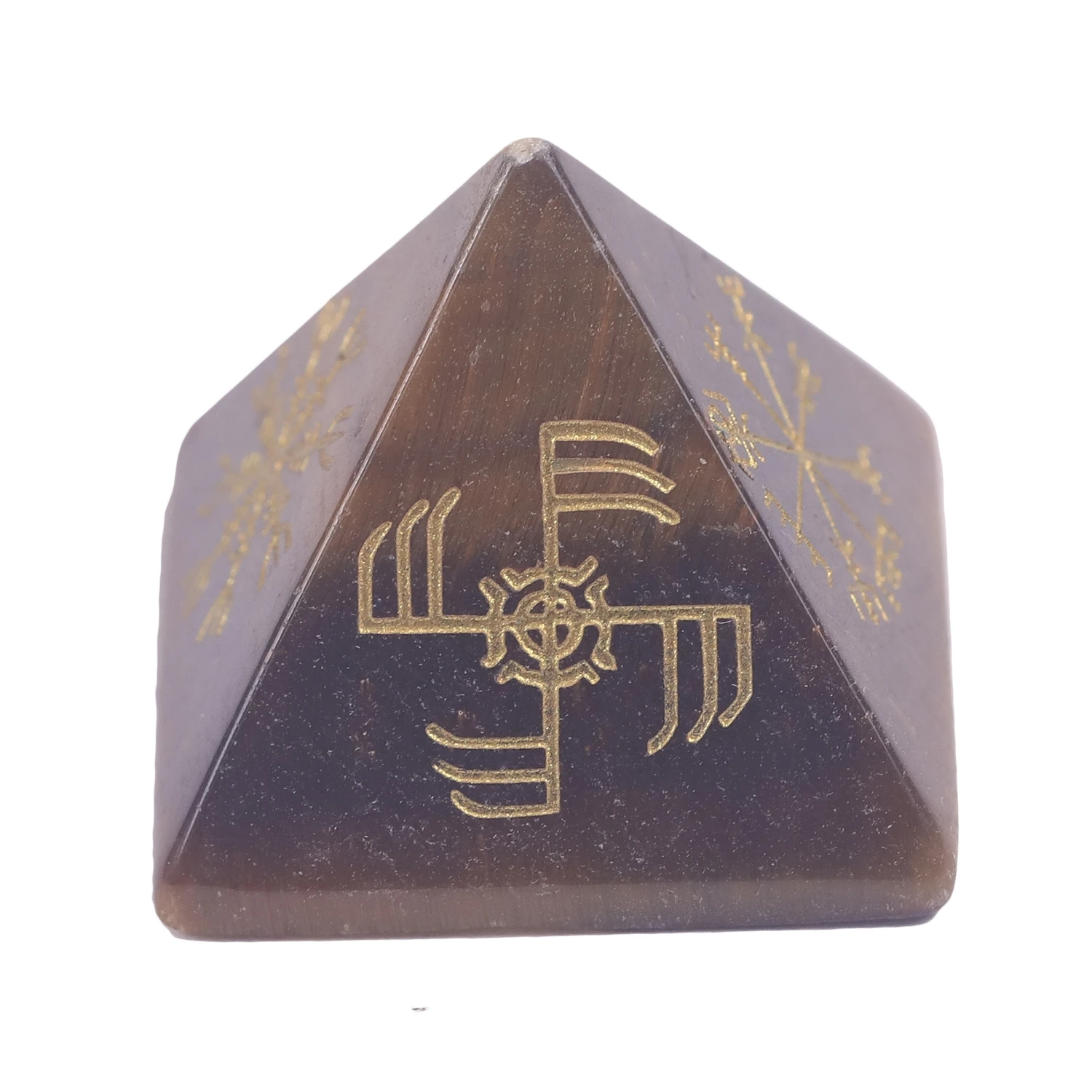 Hot Natural Crystal Quartz Stone Vegvisir Ginfaxi Aegishjalmur Gapaldur Ancient Nordic Compass Symbol Energy Tabletop Decoration