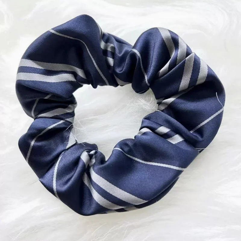 Twill-Kopfbedeckung, Zauberer, magisches Stirnband, Schule, Slytherin, gestreift, Kopfbedeckung, Cosplay, Haarseil, Zubehör, Scrunchie-Requisiten, Halloween – Detail 11