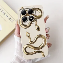 Stylish Lens Protective Silicone Back Cover with Fashion Print for Xiaomi 14T (TYbai1760)