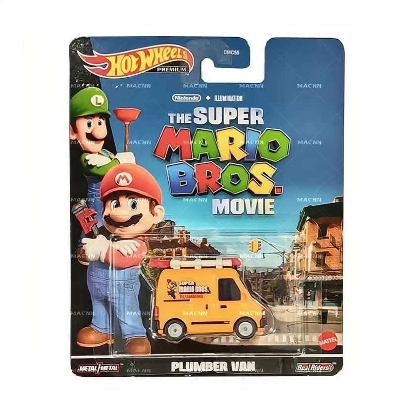 Hot Wheels Premium Super Mario Bros Kart Plumber Van 1 64 Diecast Model Car 1 64 Car Toy Hotwheels Diecasts Toy Vehicles Boys AliExpress