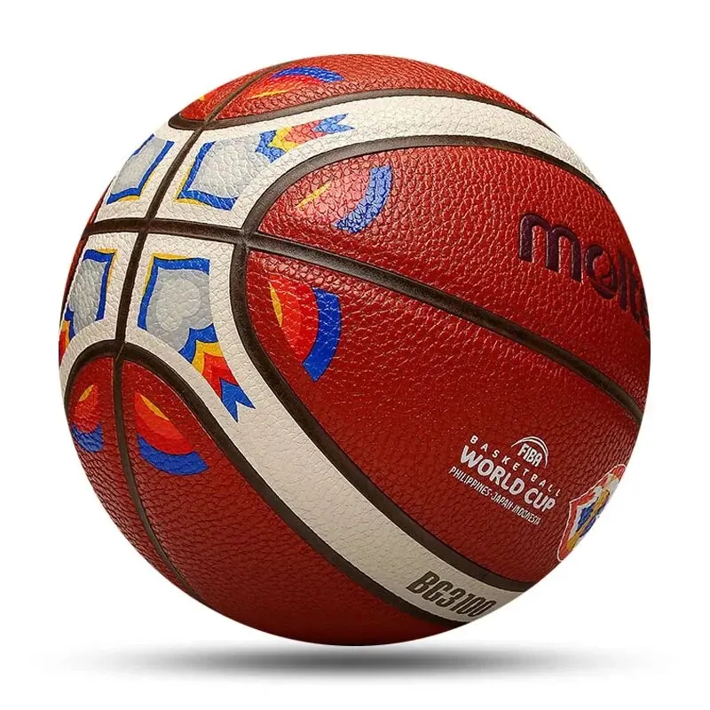 Molten Original Basketball Size 7 B7G3100-M3P PU Ball Rubber Inner Liner for Men Match Training Outdoor Indoor