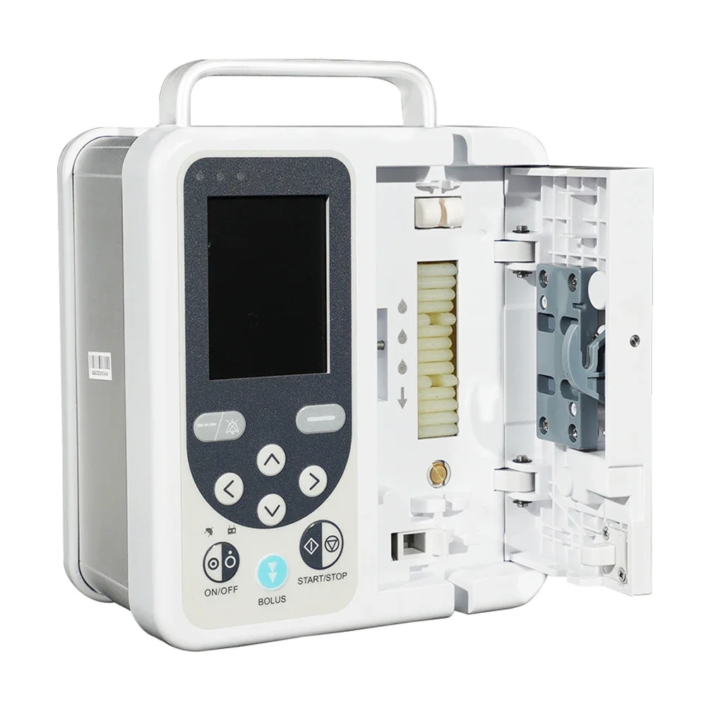 SP750 Portable Medical Infusion Pump Electronic LCD Real Time Rechargable High-accuracy Volumetric Digital Syringe Pump Device