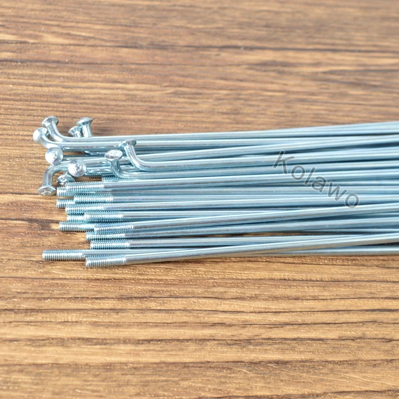 Bicycle Parts Bicycle Spokes Bike Spokes Nipples 5Pcs/lot E-bike Spoke 10G Diameter 3mm Length 85-195mm 45 # Steel Spoke