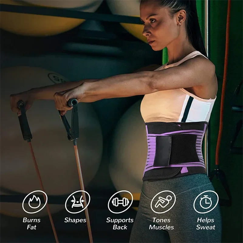 Breathable Sports Waist Belt for Lower Back Pain Back Support Belt Breathable Lower Back Pain Relief for Herniated Disc Sciatica