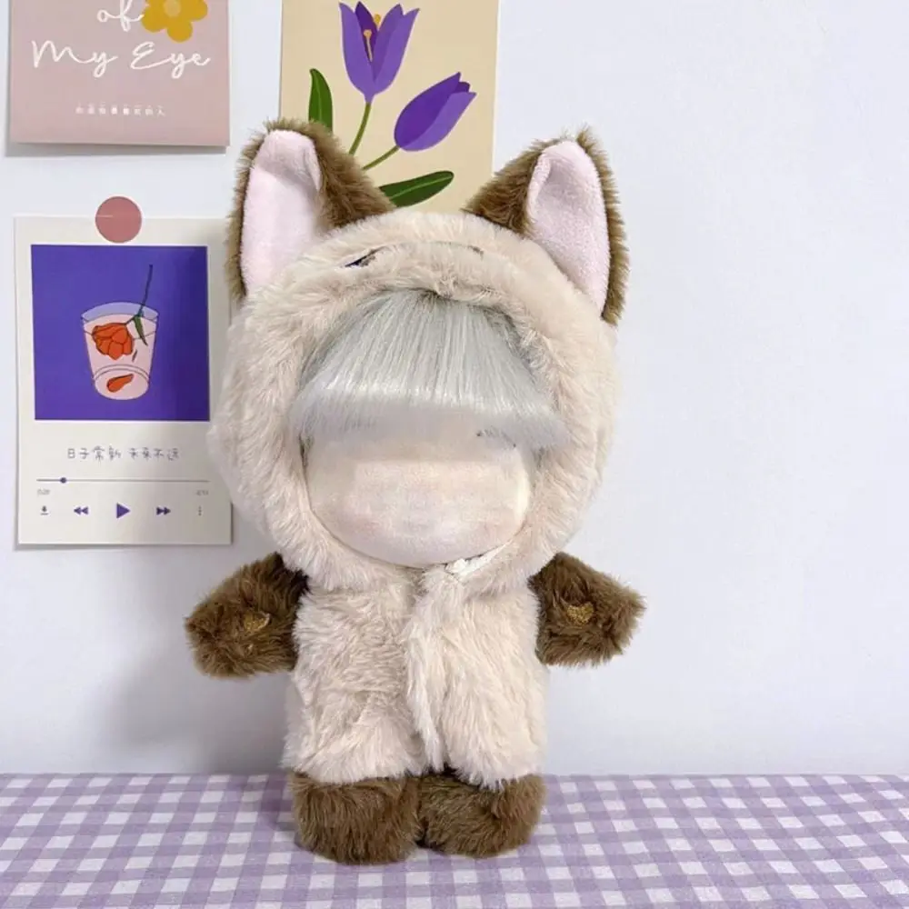 코튼 인형 의류 동물 점프수트 시리즈, 작은 눈사람 의류, 봉제 인형, 귀여운 옷, 20cm