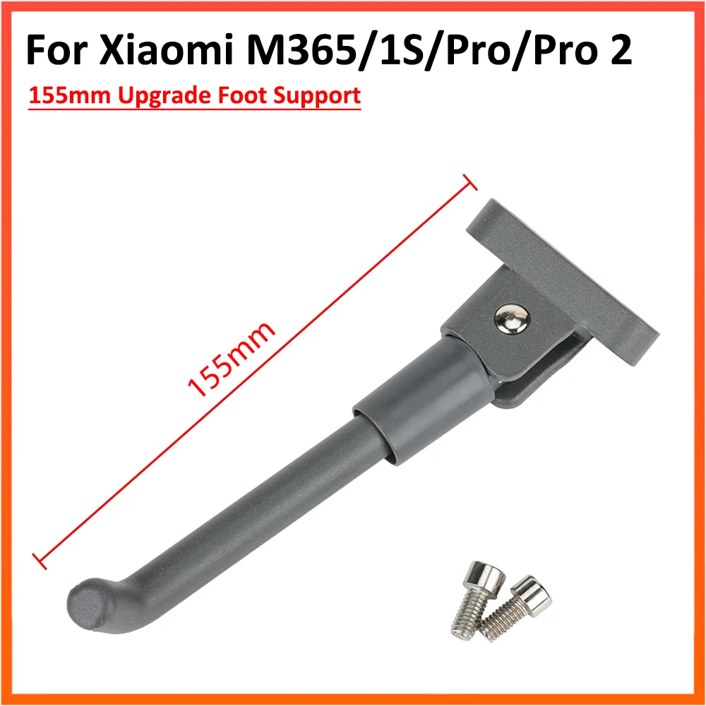 Electric Scooter Foot Stand 155mm 143mm Gray Parking Kickstand for Xiaomi M365 1s Pro 2 Pro Electric Scooter Stand Foot Support Modification Parts