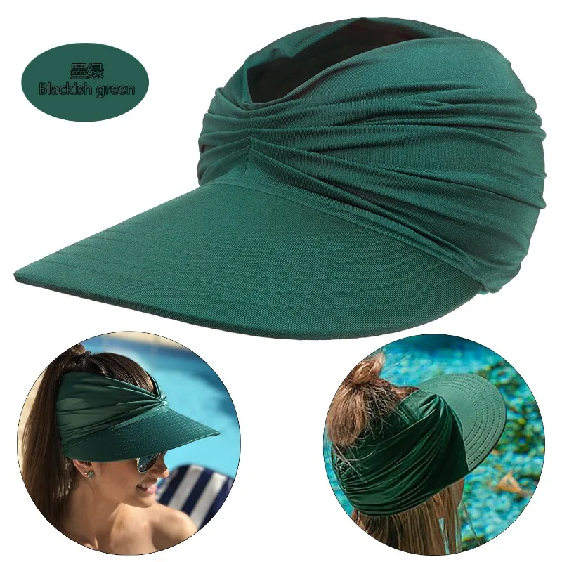 Beach Sun Hat Women Spring and Summer New Empty Top Hat Sun Protection Women Outdoor Sports Beach Accessories