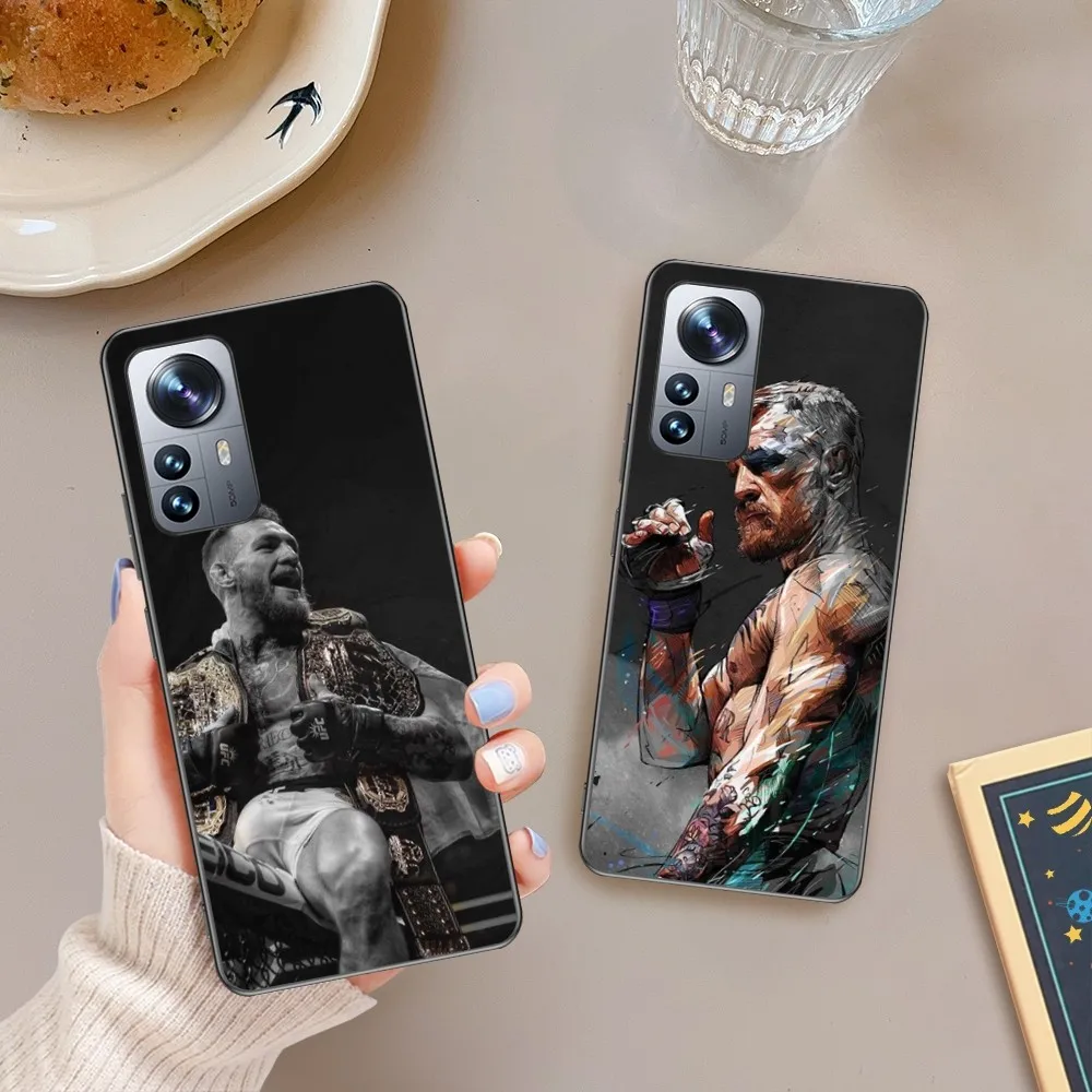 U-Ufc Conor Mcgregor  Phone Case For Xiaomi 13 12 11 Redmi Note12 Poco F5 F4 Series Soft Black Phone Cover