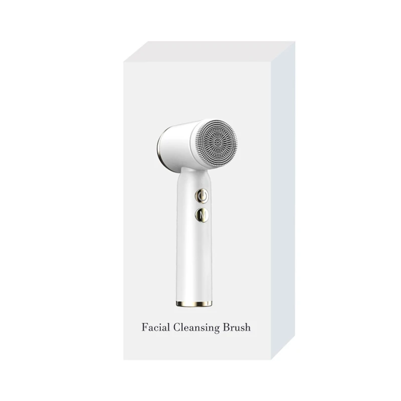 Facial Cleansing Brush 6 In 1 Ultrasonic Electric Face Cleansing Brush Compress Therapy Exfoliating Pore Cleaner Blackhead Removal