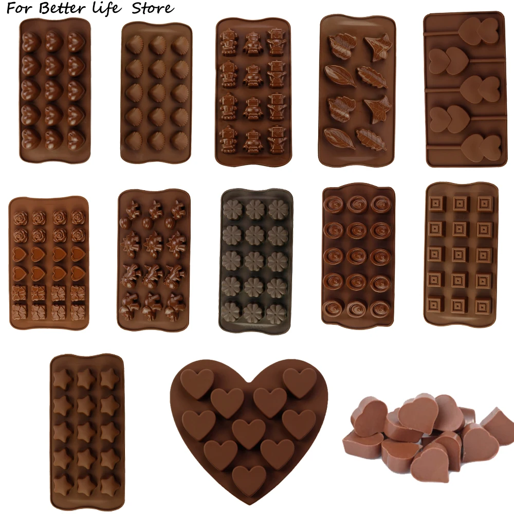 1pc 12 Grid Silicone Mini Dinosaur Candy Chocolate Fudge Mold Kitchen  Handmade Baking Tools