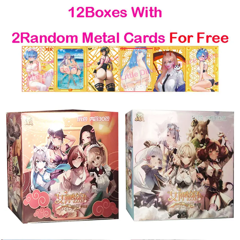 

2023 New Goddess Story Collection Card 1m08 2m08 With Free Metal Card Swimsuit Bikinibooster Box Doujin Toys And Hobbies Gift