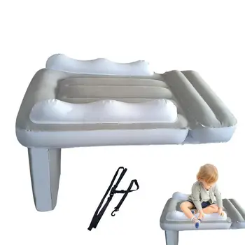 Materasso gonfiabile da viaggio per bambini materasso ad aria per bambini con lati alti estensore del sedile dell'aeroplano per bambini con altezza