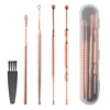 Ear Wax Remover Cleaning Kit Pickers Ear Pick Earwax Cleaner Curette Spoon Care Removal Tool for Baby Adults Ear Care Set 4