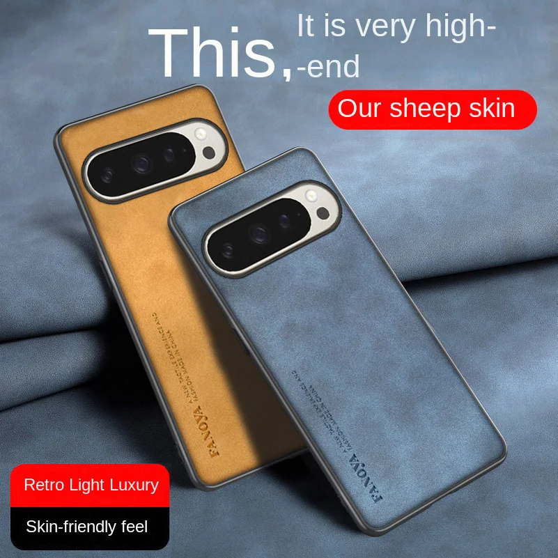 Elegant Suede Leather Case with Lens Protection - Comfortable and Stylish Design
