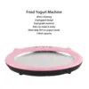 Ice Cream Maker Pan with 2 Scrapers Multifunctional Food Plate Durable Rolled Homemade Rolled Cream Frozen Yogurt Gelato 4