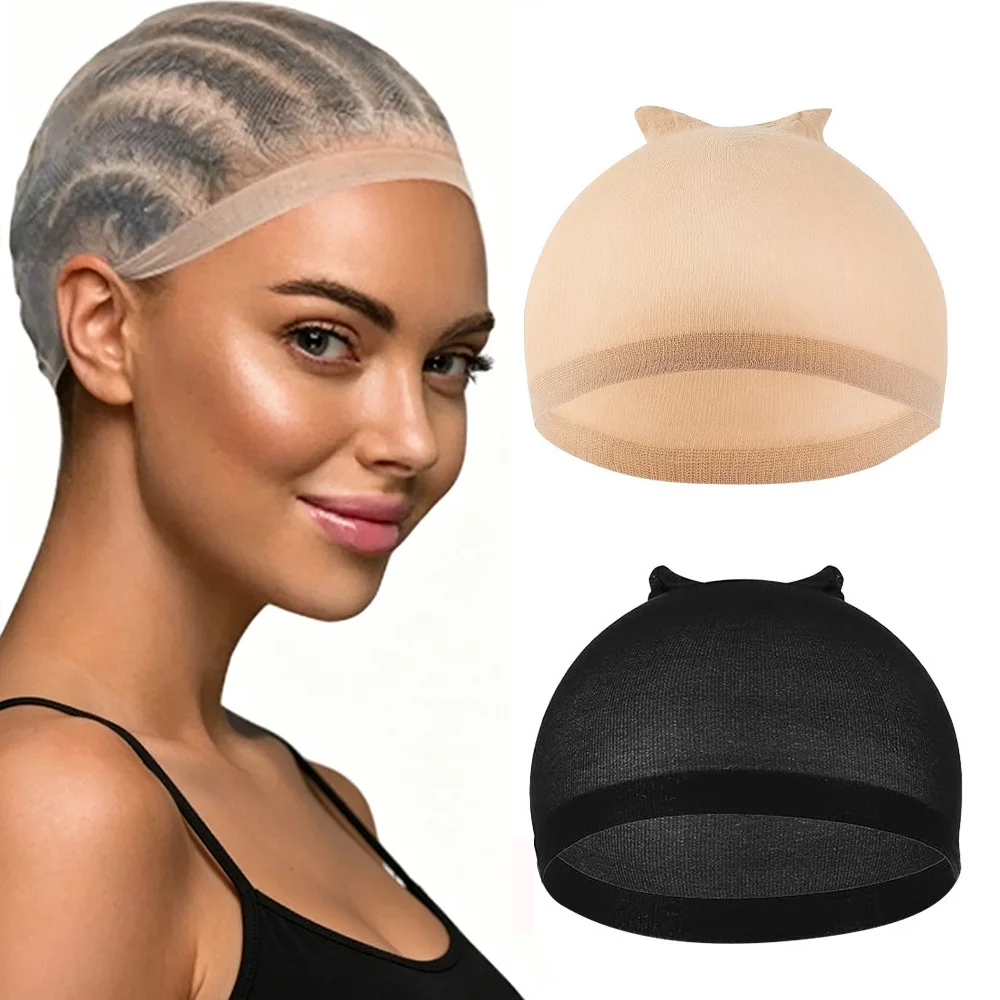 Wig Grip Bands and Dome Mesh Wig Caps for Keeping Wigs in Place Stocking Wig Caps