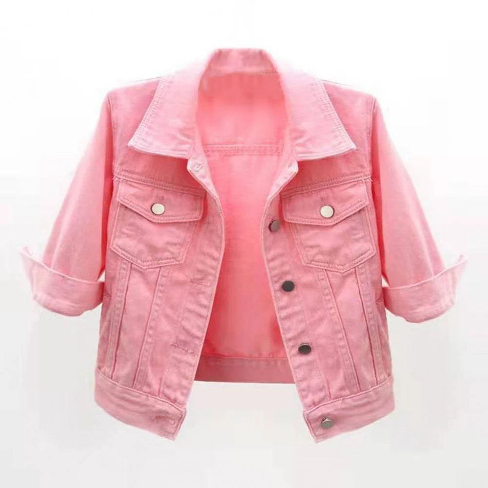 half color jean jacket