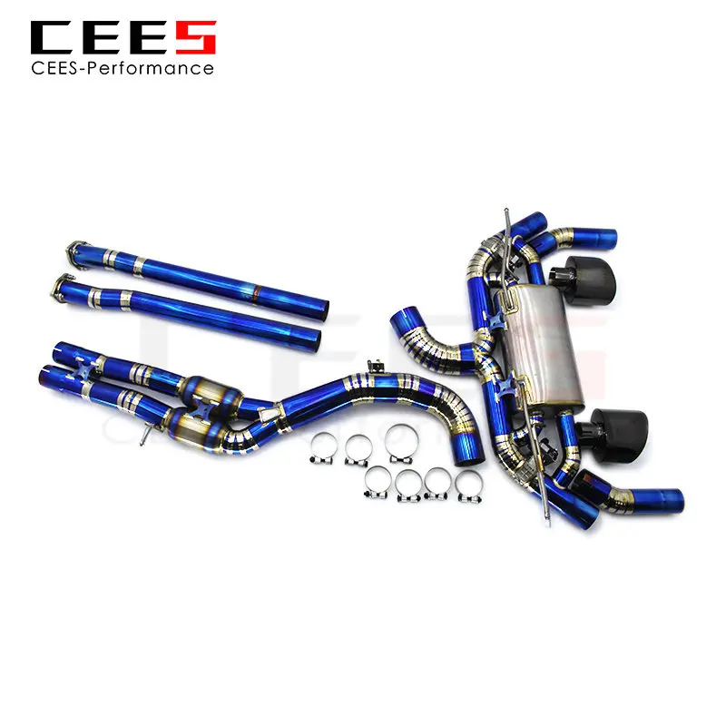 Scarico Catback Cees Per Audi Rs3 Sportback Sedan 8V 8Y 2.5T 2017-2023 Tuning Performance Tubo Di Scarico In Titanio
