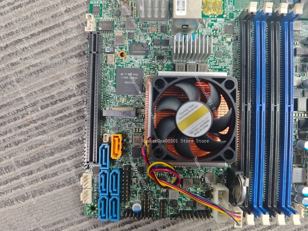 슈퍼마이크로 X10SDV-4C-TLN2F 미니 ITX 마더보드 제온 D-1521 듀얼 10GbE LAN 포트 IPMI NAS 서버용