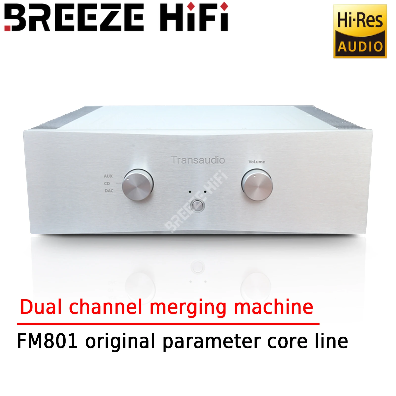 

BREEZE HIFI FM801 Original Parameters Core Line 16* Gold-sealed Tube 2N3440/5416 Fever Level Dual Channel Merging Machine