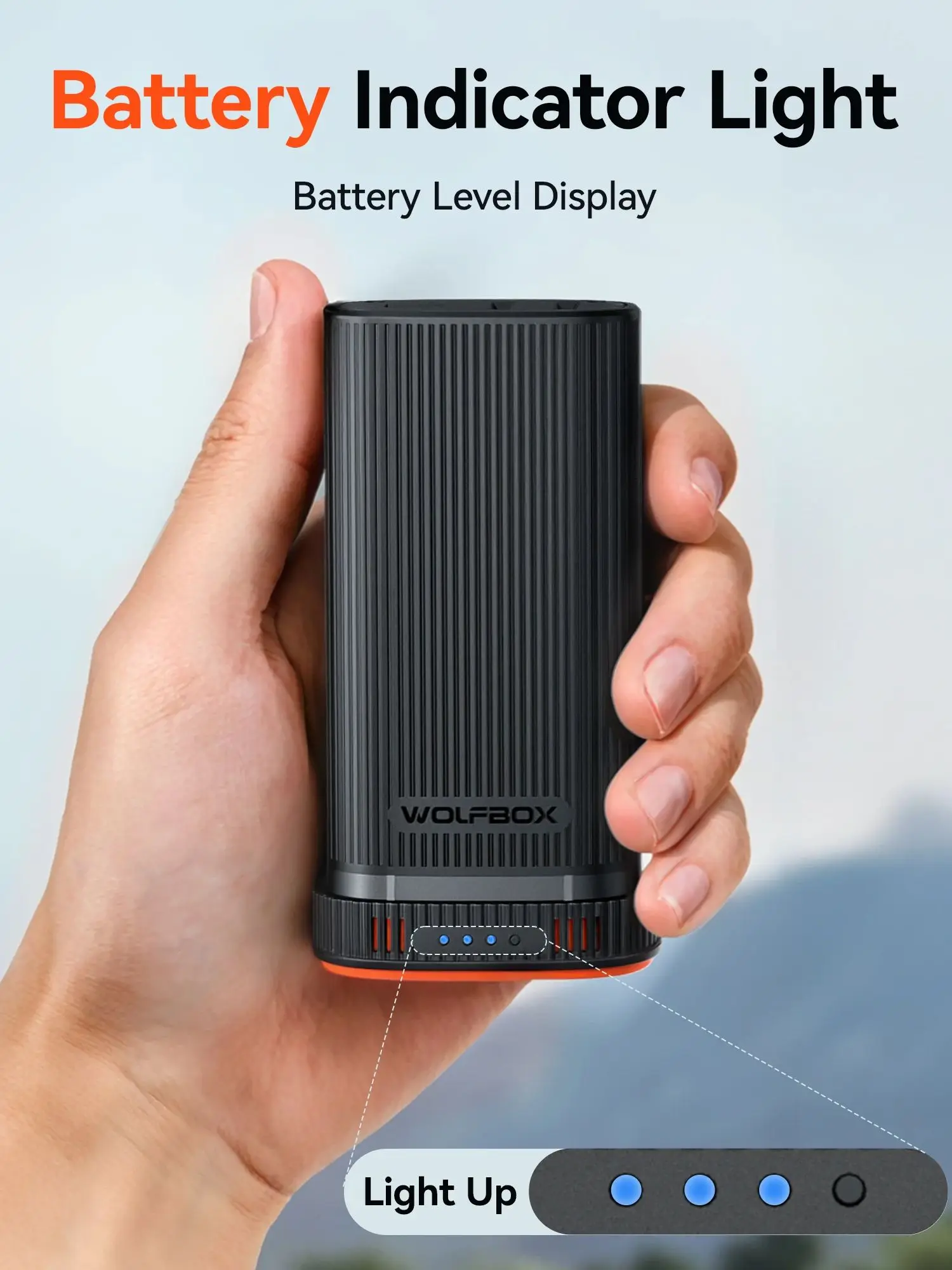 WOLFBOX MF200 22.2Wh 7.4V Rechargeable Lithium-Ion Battery