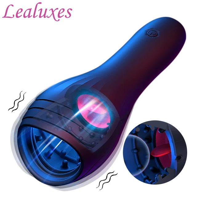 Automatische Männliche Masturbatoren Tasse Vibrator Für Männer Vagina Tasche Pussy Blowjob Penis Massager Zunge Eichel Trainer Erwachsene Sex Spielzeug 1