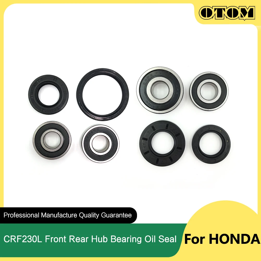 OTOM2019MotorcycleFrontRearWheelHubBearingOilSealForHONDA