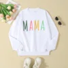 Citgeett Autumn Kids Baby Girls Mommy Matching Outfits Long Sleeve Letter Print Sweatshirts Pullovers Bodysuit Fall Clothes 5