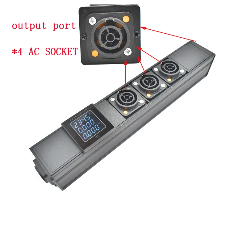 Фото Удлинитель питания NAC3FPX NAC3MPX PDU Schuko Powerlink box audio 3P, цифровой дисплей №3