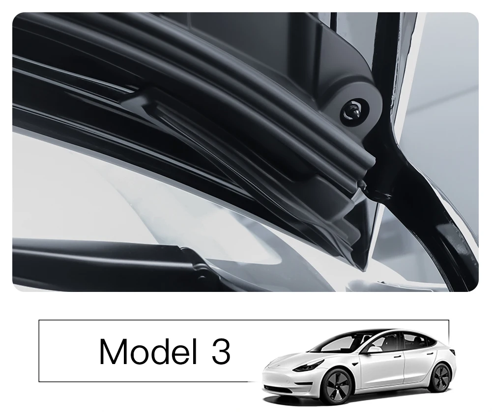 Front Hood Dust Proof Seal Waterproof Strip For Tesla Model Y 3 Car Accessories